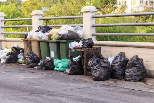 Eco-friendly disposal during garage clearance