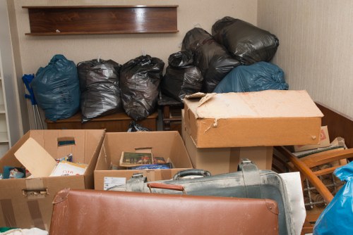 Clearing out a cluttered home efficiently